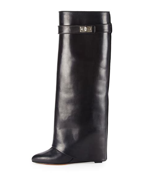 givenchy western rain boots|givenchy fold over boots.